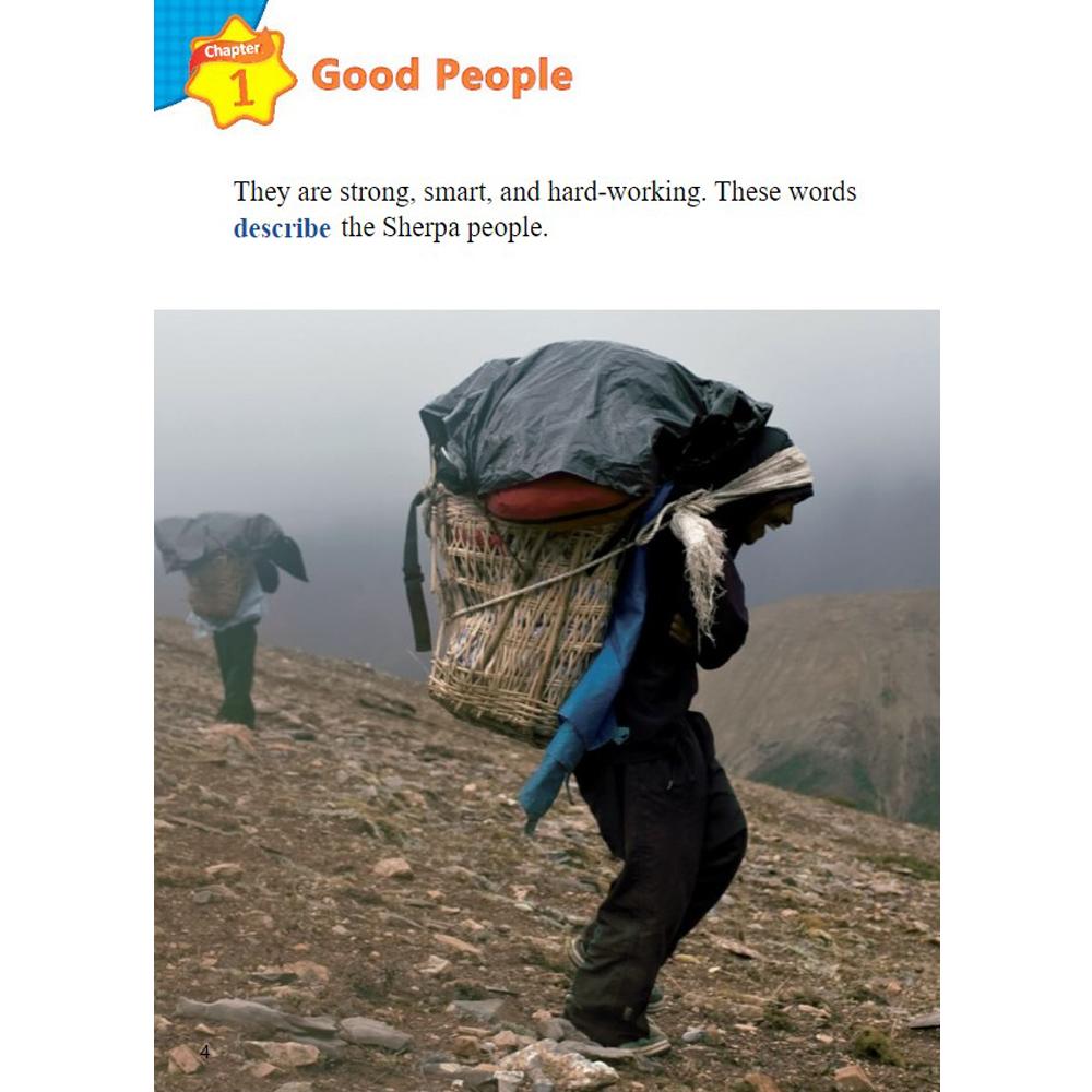 The Sherpa: People of the Mountains - Leveled Reader with Downloadable Audio Free - Sách chuẩn nhập khẩu từ NXB Compass