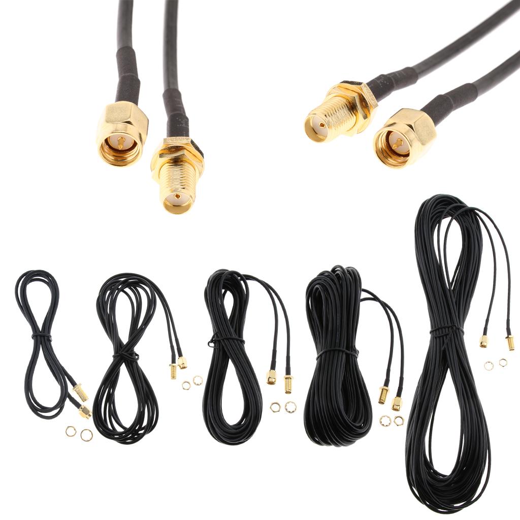 Kết Nối ăng-ten Cáp Mở Rộng RP-SMA Cho Bộ định Tuyến Không Dây WiFi WiFi
