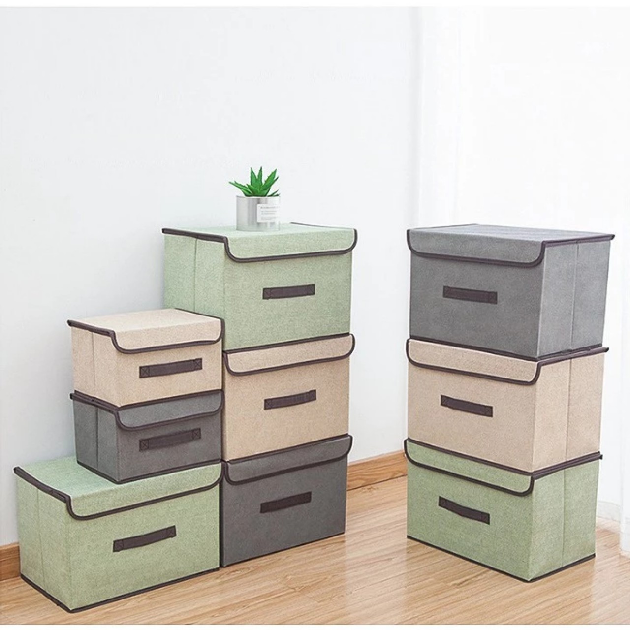 SET 2 HỘP ĐỰNG ĐỒ tiện dụng đa năng có nắp đậy