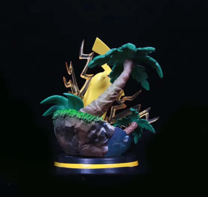 Mô hình Pokemon Pikachiu hiệu ứng rừng cây 14cm