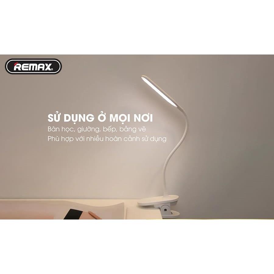 Đèn LED để bàn uốn dẻo tích hợp kẹp đa năng Remax RL-LT19