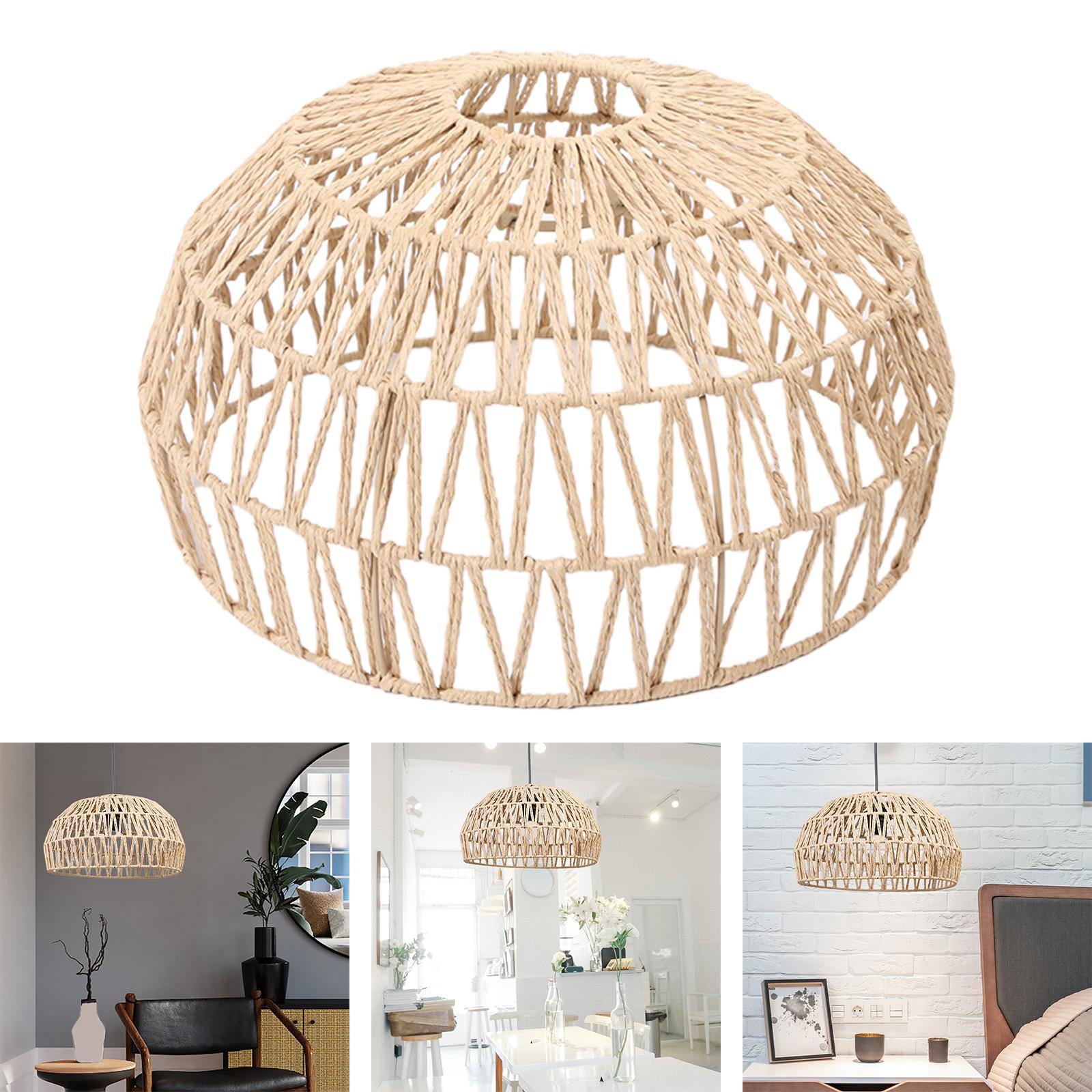 Pendant Lamp Shade Rattan Decoration Ceiling Light Shade for Restaurant