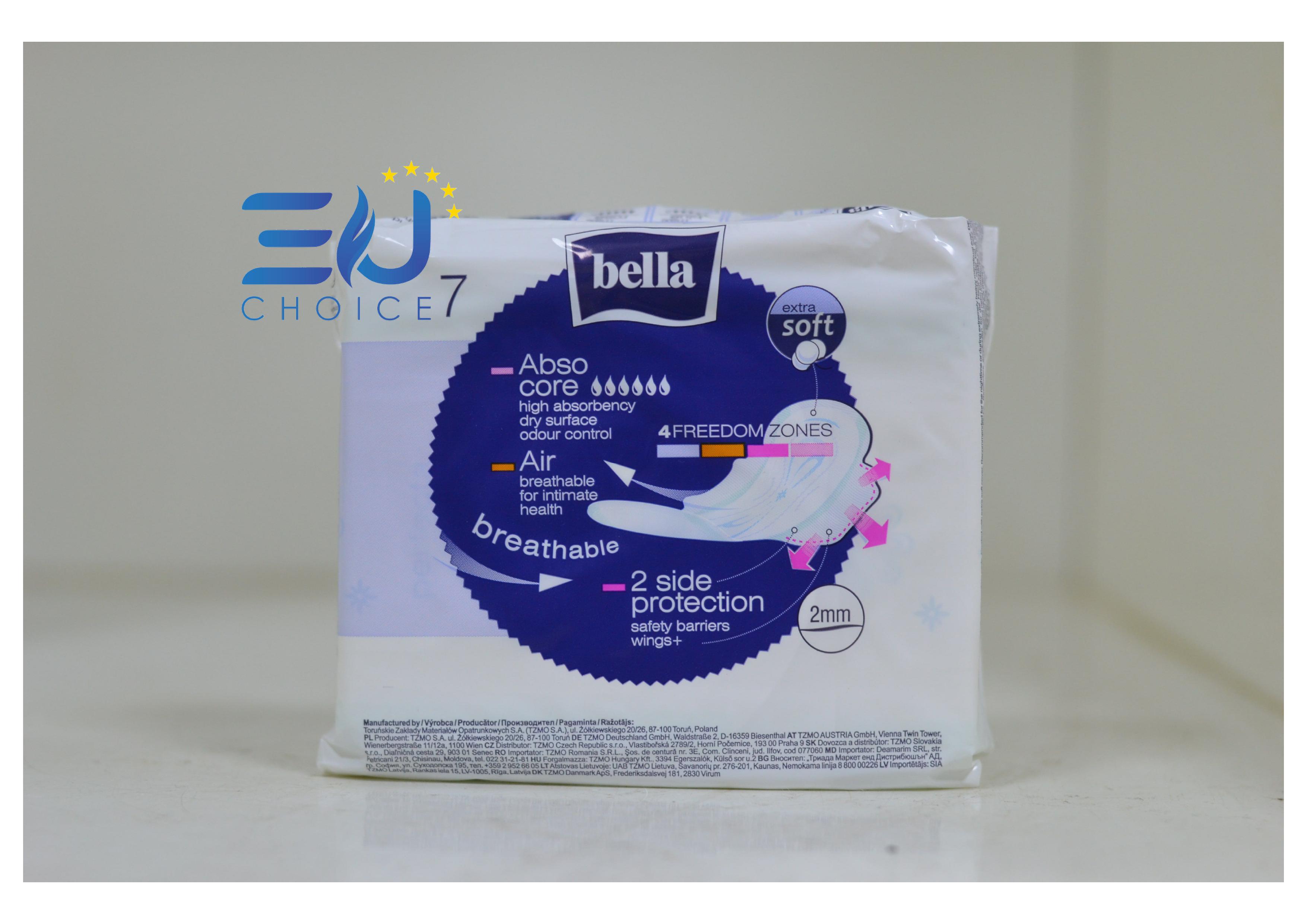 Băng vệ sinh ban đêm BELLA 7 miếng dạng dán - Tétra Medical