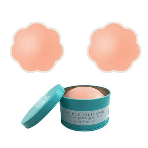 Hộp 5 Cặp Dán Ngực Ti Silicon Nâng Ngực Sử Dụng Nhiều Lần