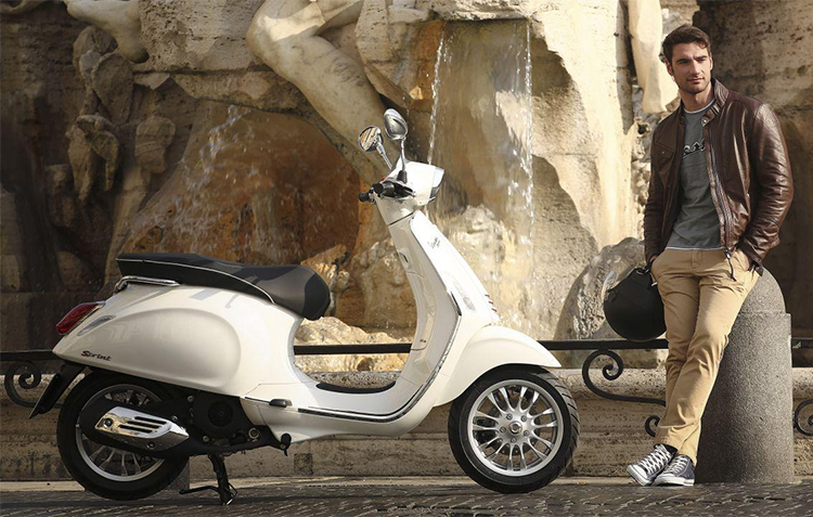 Xe Máy Vespa Sprint I-Get ABS - Trắng