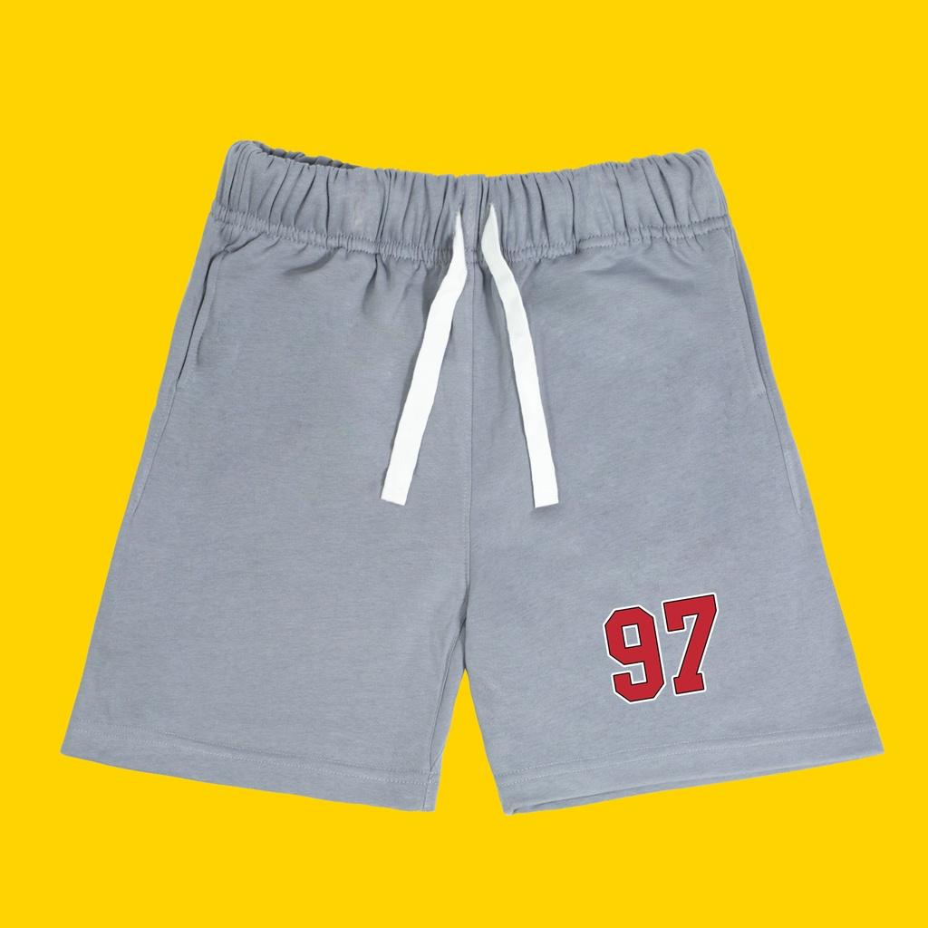 Quần short 97 nỉ da cá Hogoto shop , quần short unisex nam nữ chất liệu cotton