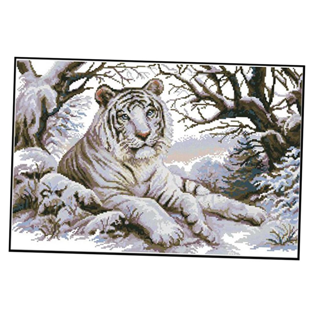 DIY Stamped White Stitch Kits Counted Embroidery Kits For Beginners