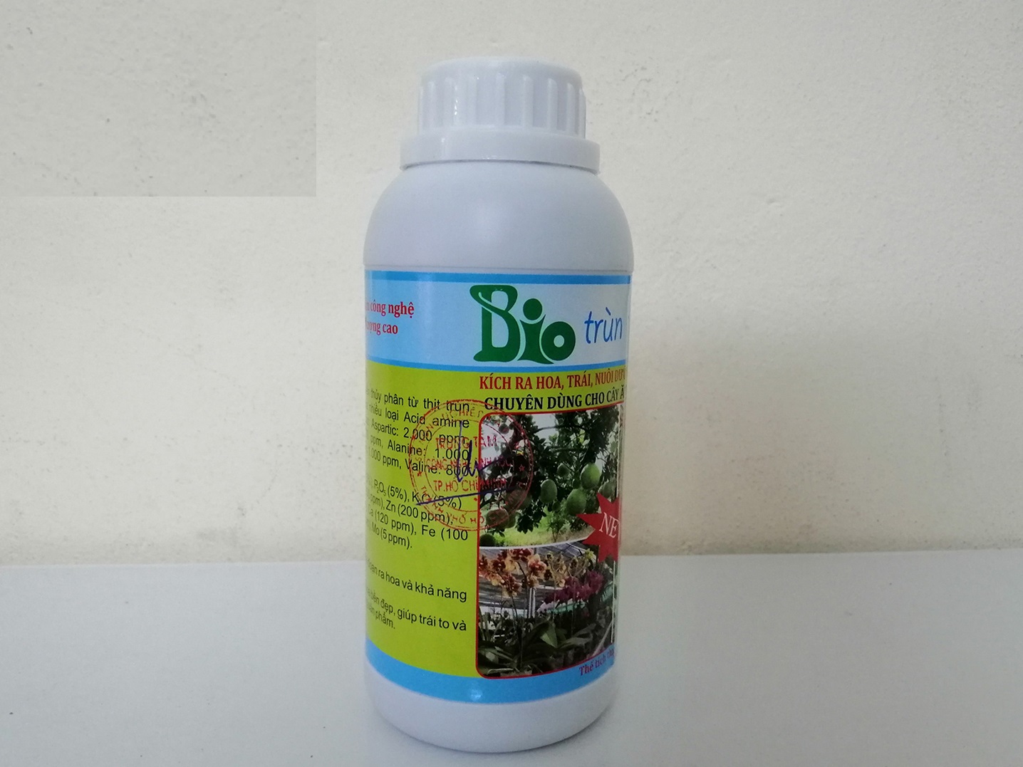 BIO TRÙN QUẾ 04 HOA LAN - 500ML - KÍCH RA HOA, TRÁI, NUÔI DƯỠNG TRÁI VÀ HOA BỀN ĐẸP!