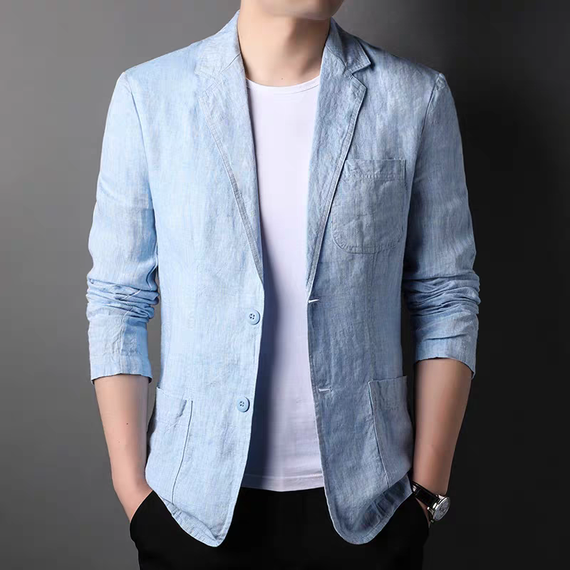 Áo vest blazer Linen nam công sở, form chuẩn đẹp, chất vải linen tự nhiên mềm thời trang trẻ Đũi Việt