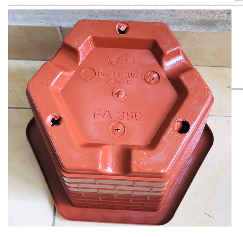 2 Chậu Nhựa Trồng Cây Cảnh, Hoa FA-350 Bình Thuận Plastics