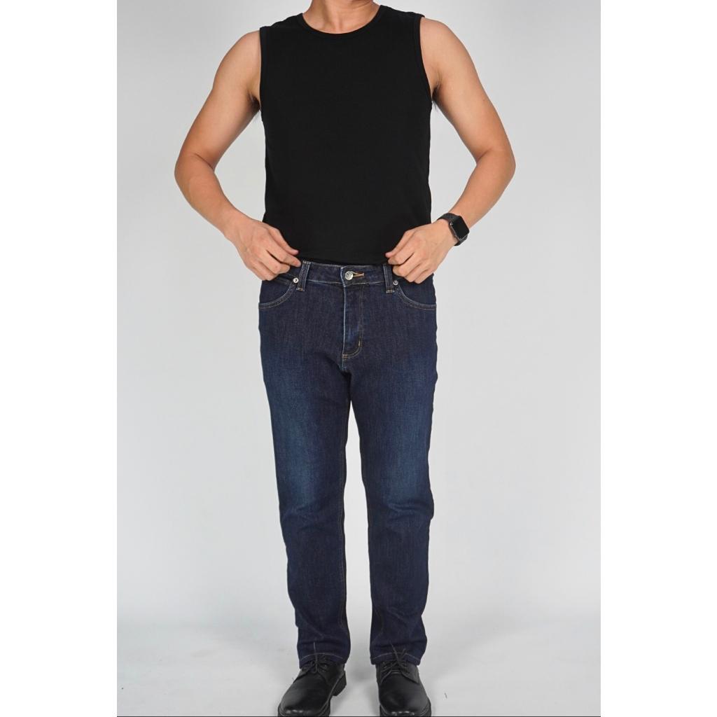 Quần Jean slim fit Q3 có thêu,quần bò nam ống đứng siêu đẹp,vải cotton cao cấp co dãn 4 chiều - Thương hiệu Samma Jeans