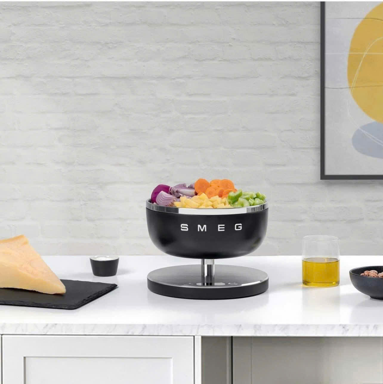 Cân Tiểu Ly Điện Tử Smeg KSC01BLMWW Tối Đa 5kg Màu Đen Hàng chính hãng