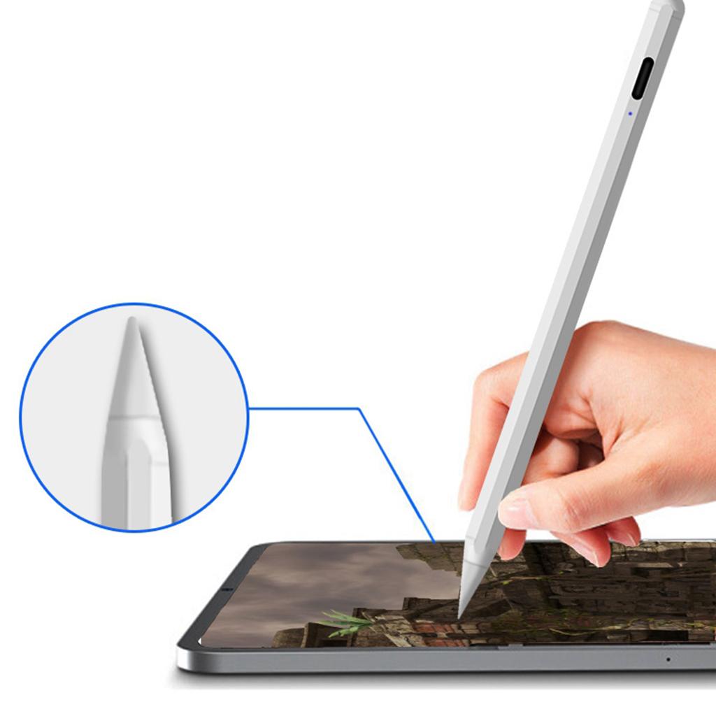 Stylus Pen for Touch Screen, Smooth Precision Capacitive Pen Fine Point Built-in Magnet Automatically Attached, for iPad 6/Air 3/Mini 5/Pro