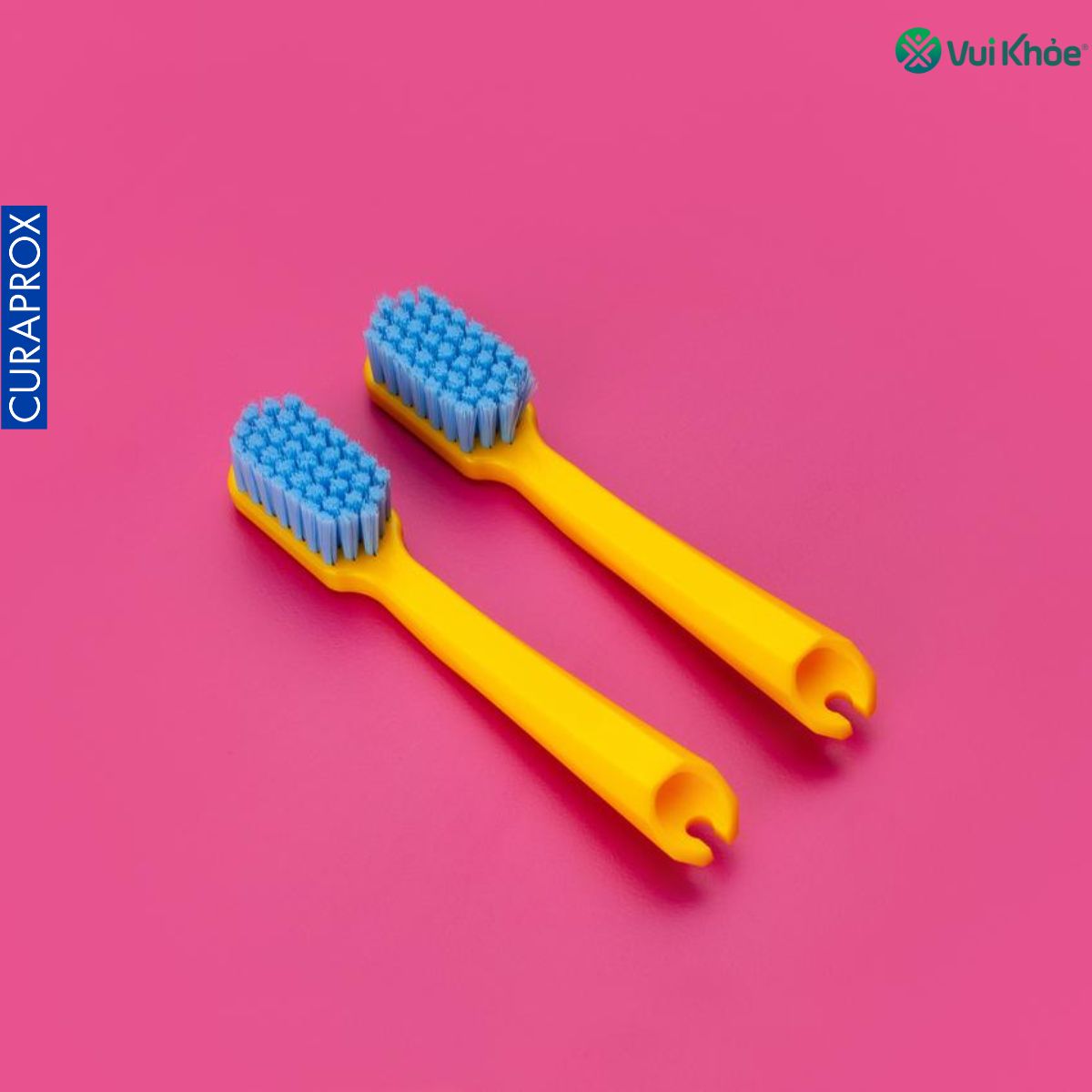 Bộ 2 đầu bàn chải Curaprox cho bộ du lịch Travel Set | Hộp 2 đầu chải CS 5460 | Mã SP 73360662
