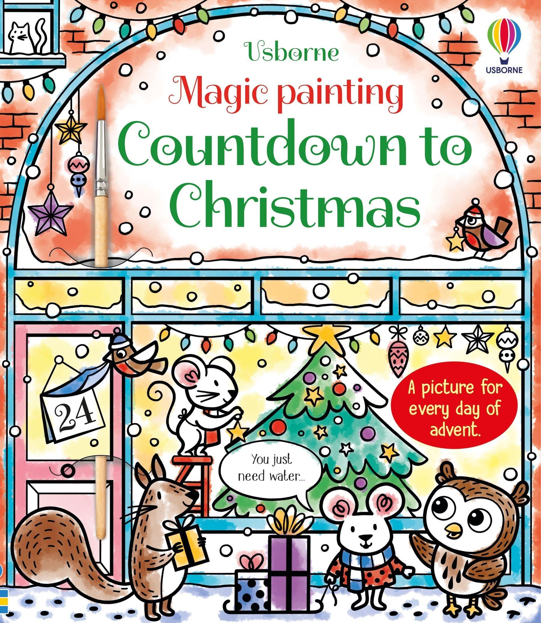 Sách ngoại văn: Magic Painting Countdown To Christmas