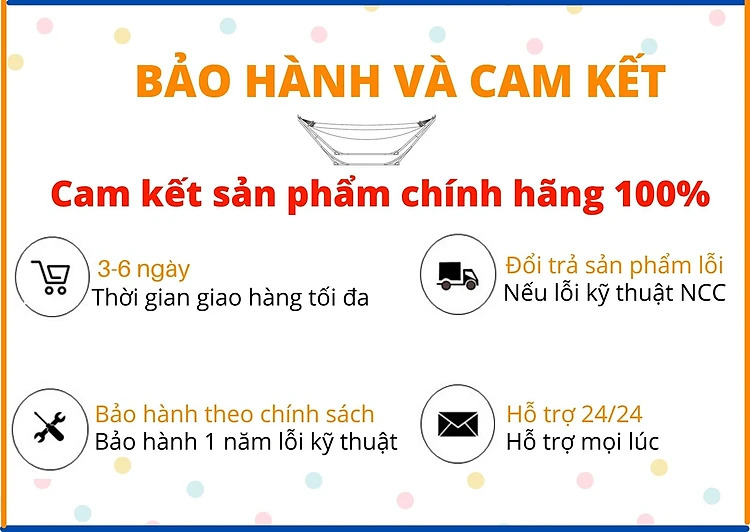 Bộ võng xếp HOÀNG NHÂN: sơn tĩnh điện và lưới thép (Giao màu ngẫu nhiên)