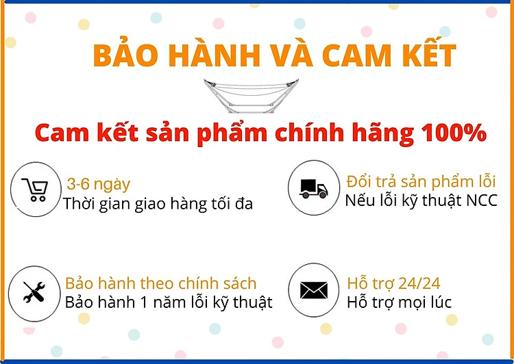 Bộ võng xếp HOÀNG NHÂN: sơn tĩnh điện và lưới thép (Giao màu ngẫu nhiên)