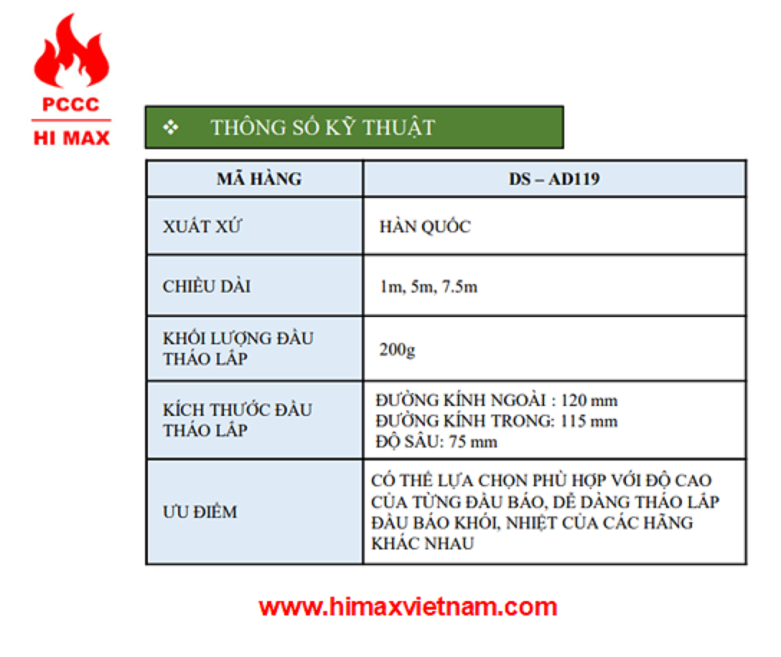 Thiết bị tháo lắp đấu báo hi max DS-AD119