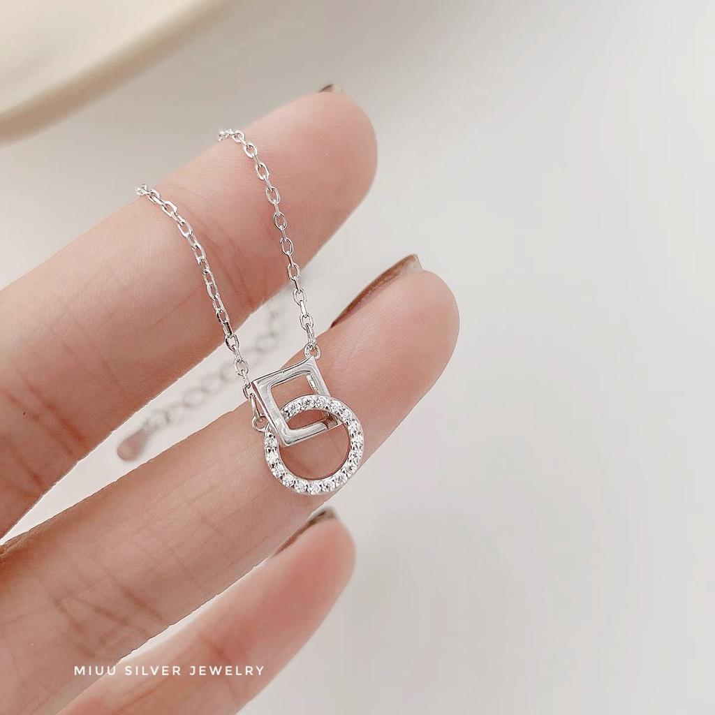 Vòng tay bạc Miuu Silver, lắc tay nữ Destiny