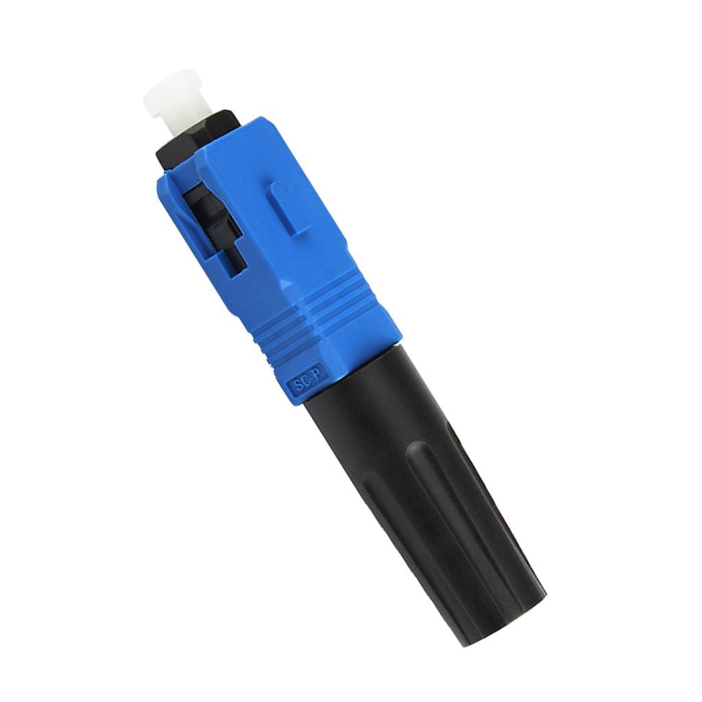 Optic Fiber Quick Cold Connector FTTH SC Singlemode Fast Connector 50mm