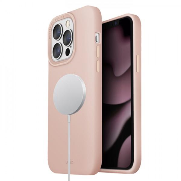 Ốp Lưng dành cho Iphone 13 Pro UNIQ Hybrid MagS-Compatible Lino Hue Kết Cấu Gọn Nhẹ Hỗ Trợ Sạc Nhanh - Hàng chính hãng