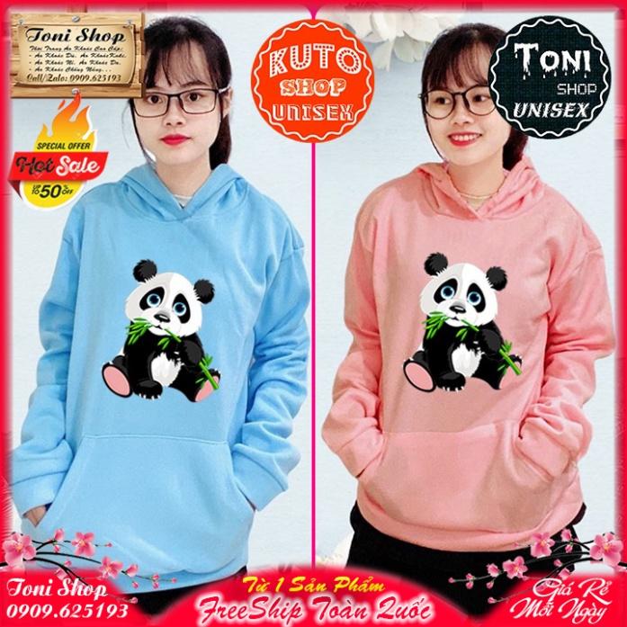ÁO HOODIE GẤU TRÚC PANDA - In Pet Siêu Bền Siêu Đẹp