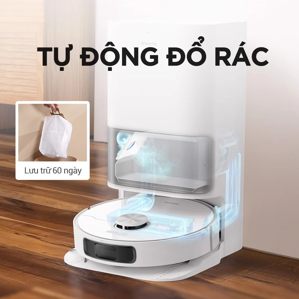 Robot lau sàn hút bụi tự làm sạch thông minh Dreame Bot L10s Ultra/ L10 Ultra/ L10s Ultra SE - Bản quốc tế - Hàng chính hãng