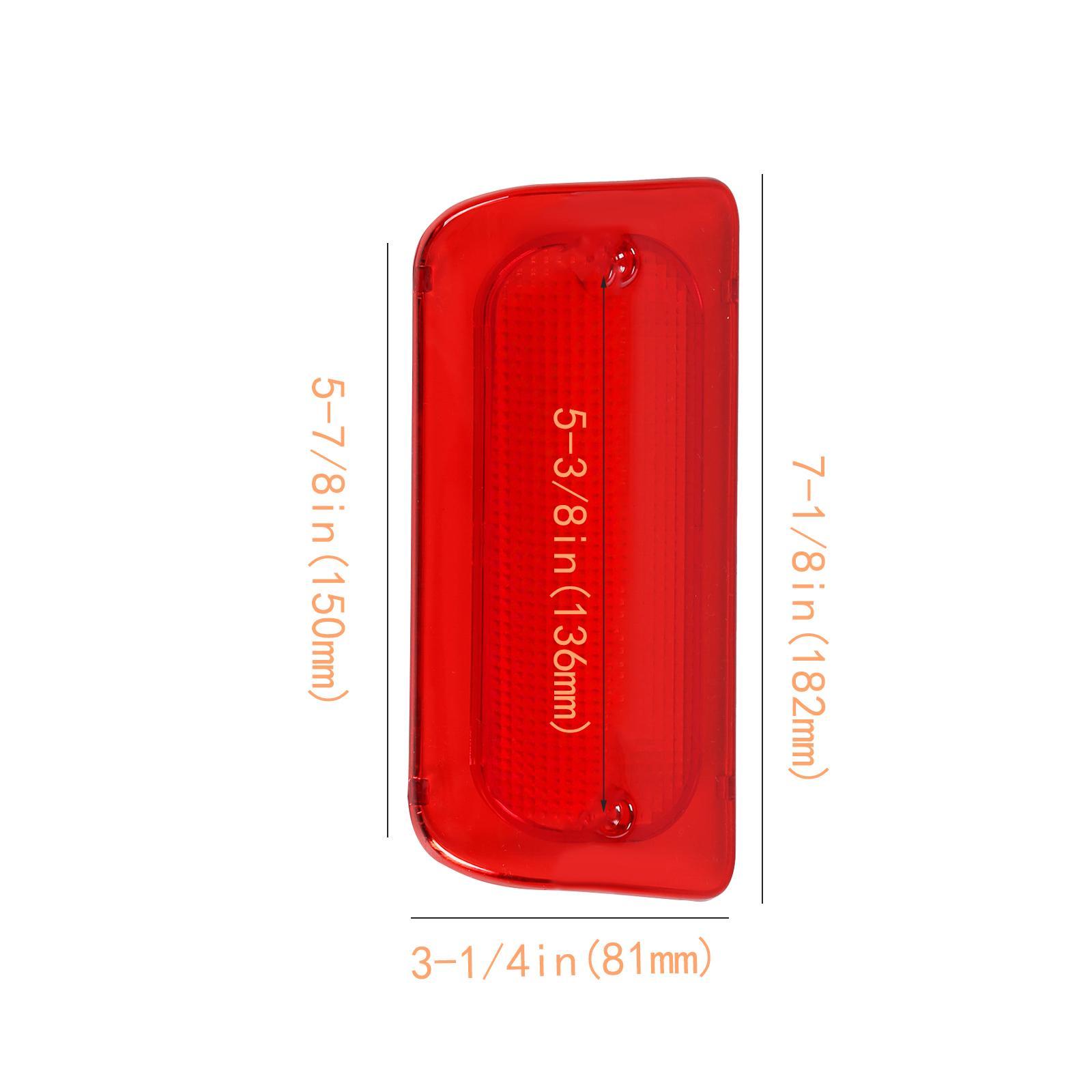 3rd Brake  Red Car Accessories Reflector Cover for S10 Automotive Parts Durable Stable Performance Convenient Installation