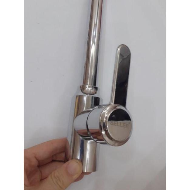 Vòi rửa bát nóng lạnh inox cao cấp, sáng bóng, sang trọng giá cạnh tranh