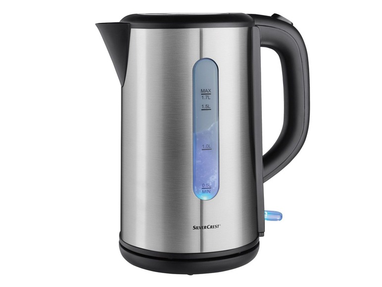 Ấm siêu tốc SilverCrest SWK 3000 A1 màu đen có chỉnh nhiệt Hàng chính hãng