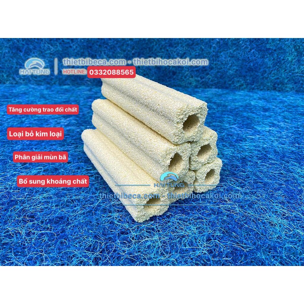 Thùng thanh sứ lọc hoa mai 154 thanh- vật liệu lọc cao cấp cho hồ cá
