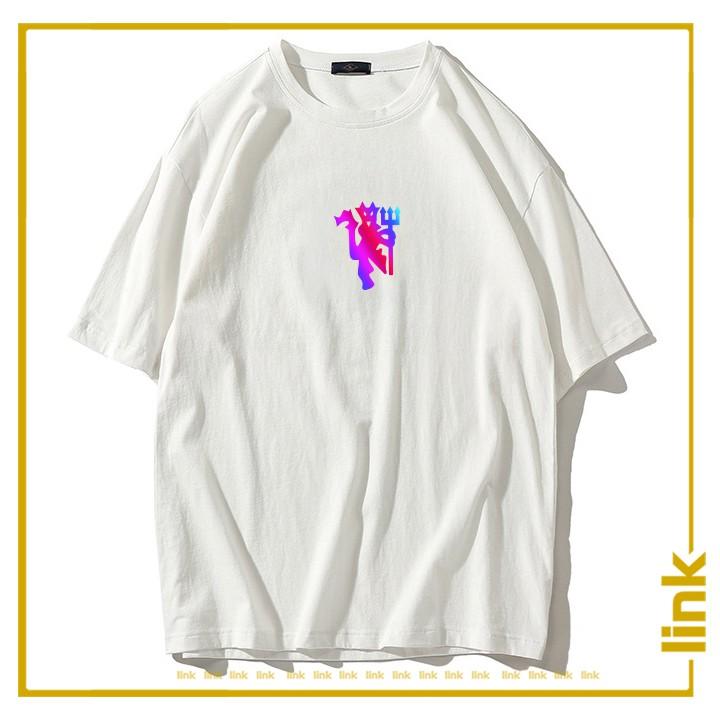 Áo thun phản quang 7 màu MU tay lỡ unisex