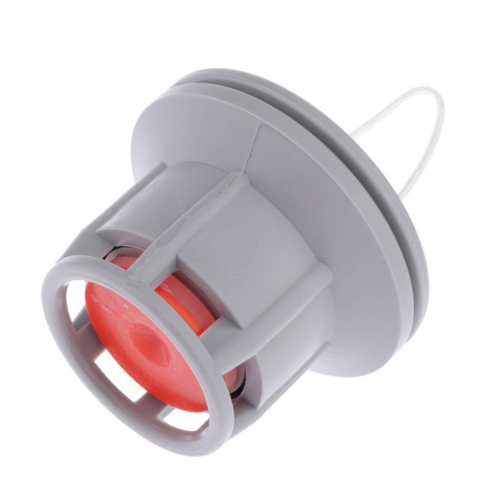 Rubber Boat Kayak Surfboard  Inflatable Boat Air Valve Plug Gray