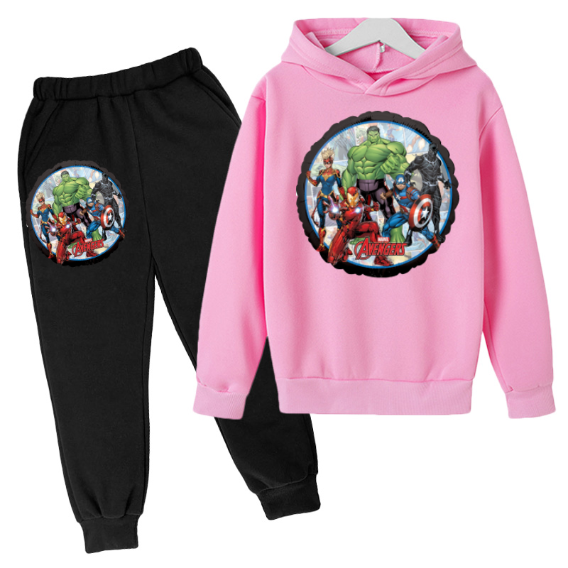 Spidermαn Áo Hoodie Siêu Anh Hùng Áo Hoodie Game Áo Hoodie Bộ Thu Trẻ Em Áo + Quần 2 Bộ Teen Dễ Thương Áo Hoodie bộ Bé Trai Quần Áo