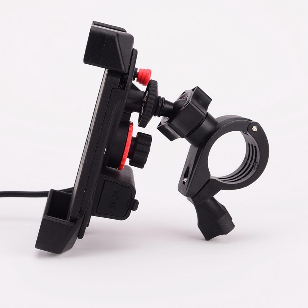 Motorcycle USB Charging Charger Mount Phone  Mobile Phone Holder