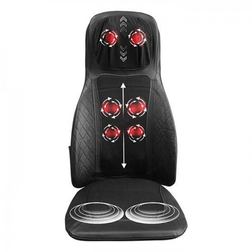 Ghế massage toàn thân Nikio NK-180 - Màu Đen - Dùng được trên ô tô