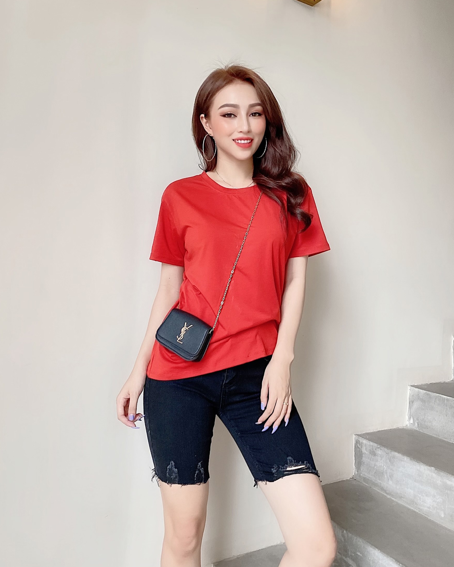 Áo thun nữ trơn THỎ TÂY A69