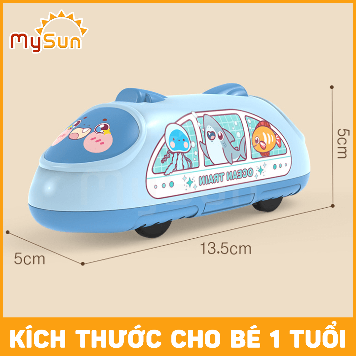 Tàu điện ngầm siêu cao tốc đồ chơi mô hình trong nhà giá rẻ cho bé MySun