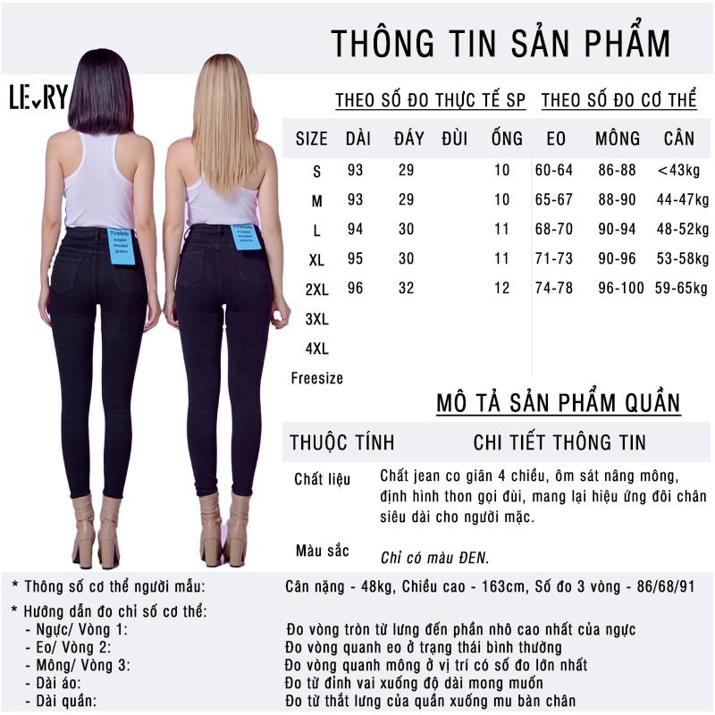 Quần jean nữ bó sát must-have JEA-01 - LERY Factory