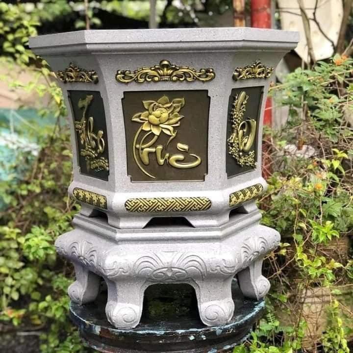 Bộ khuôn đúc chậu lục giác 58 kèm chân đôn nhựa ABS