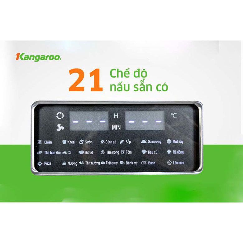 Lò chiên không dầu điện tử Kangaroo 15L model KG15AF3A - Hàng chính hãng