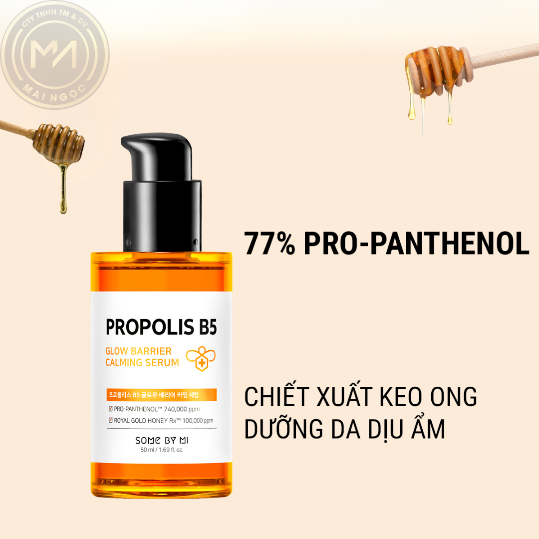 Tinh chất Some By Mi Propolis B5 Glow Barrier Calming Serum 50ml