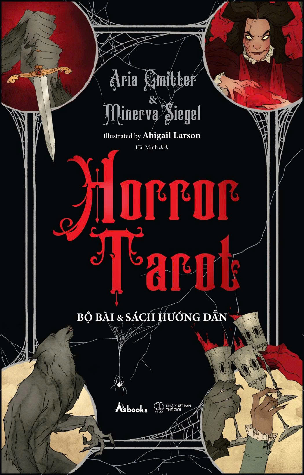Boxset Horror Tarot Việt Hóa (Bộ Bài + Sách Hướng Dẫn)