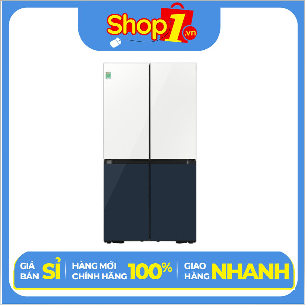 Tủ lạnh Samsung Inverter 599 lít Multi Door Bespoke RF60A91R177/SV - Hàng chính hãng - Chỉ giao Hà Nội