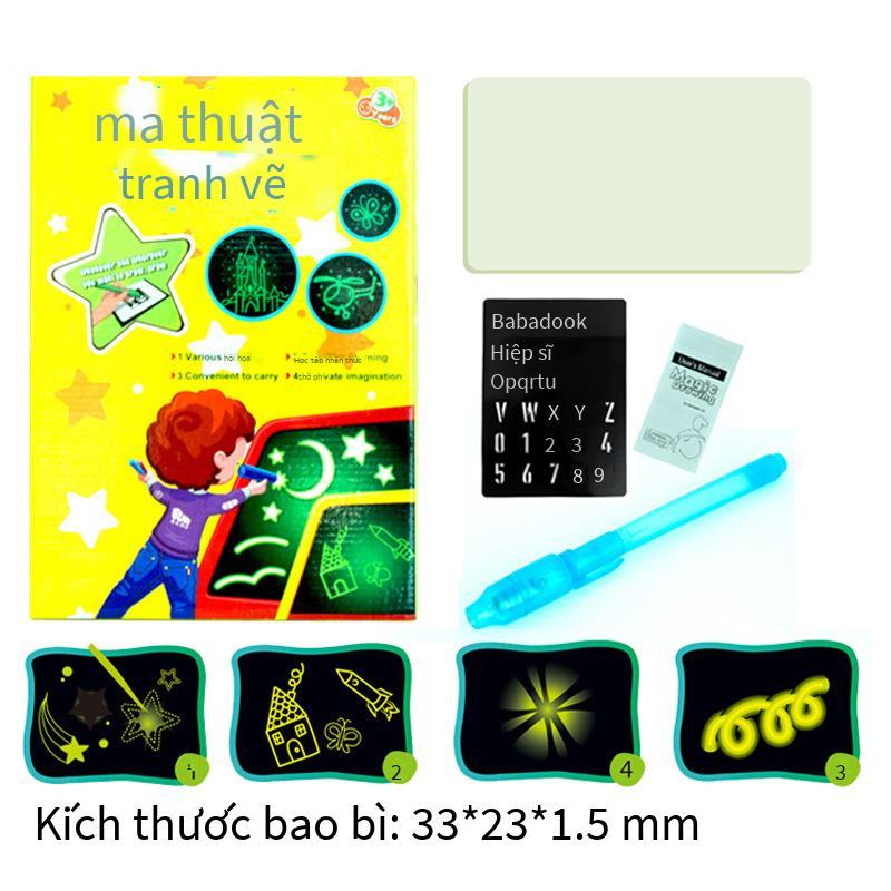 Ưu Đãi Đặc Biệt Vẽ Bằng Ánh Sáng Vui Vẻ Giáo Dục Sớm Cho Trẻ Em Bảng Chữ Viết Dạ Quang Bảng Viết Tự Làm Graffiti Bảng Vẽ Huỳnh Quang