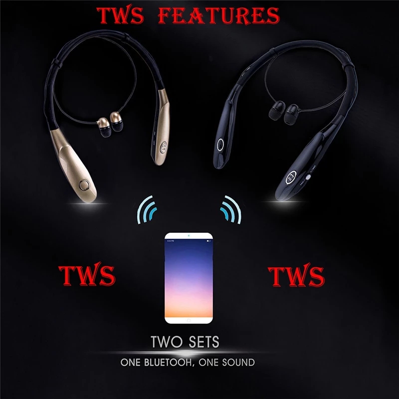 Tai nghe không dây thể thao bluetooth 4.0 pin 10h D900S