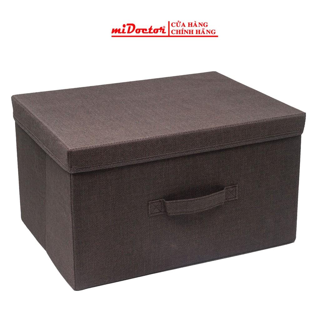 Hộp Vải Đựng Đồ Đa Năng TD3a Thụy Điển Có Nắp Rời Sang Trọng, Đẳng Cấp miDoctor