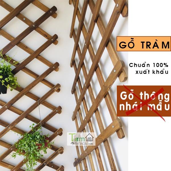 Giàn gỗ đa năng trang trí ban công giàn leo cho cây chịu mưa nắng Taman Home