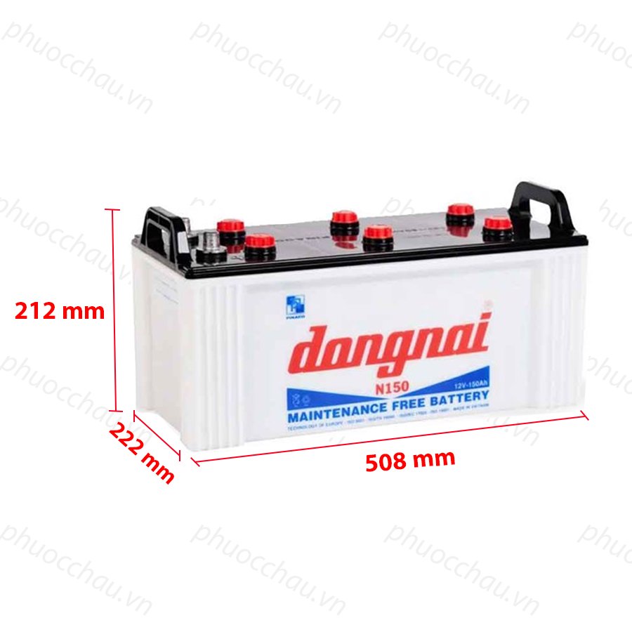 Bình Ắc Quy 12V-150AH, Ắc Quy Dong Nai N150