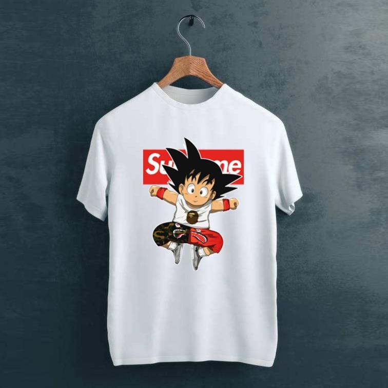 Áo thun SONGOKU SUPREME Nam Nữ (Đen, Trắng) chất áo đẹp mát